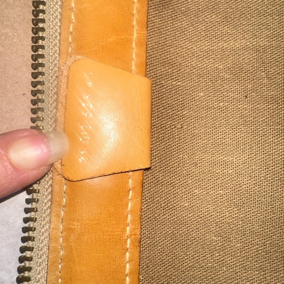 Vintage Authentic Gucci Monogram GG Web Travel Bag Red/Green Stripes EUC - Picture 9 of 16